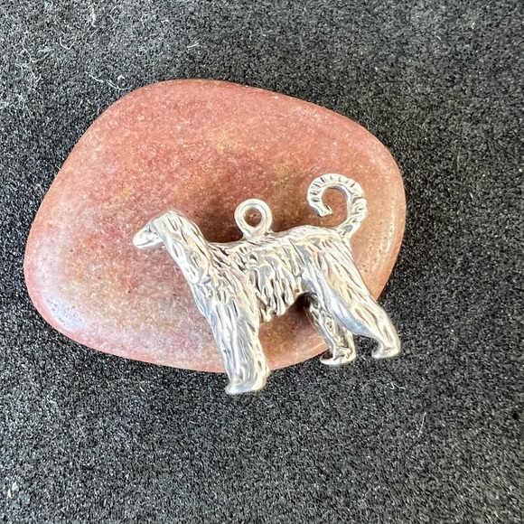 Sterling Silver .925 Solid 3-D Dog Charm Vintage - Picture 2 of 5